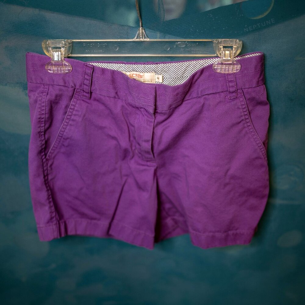 CLEARANCE J.Crew Chino Shorts – Women’s Size 4 – Bold Purple
